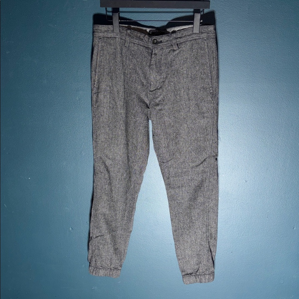 Banana‎ Republic Aiden Fit Wool Pants Gray Tweed Size W31xL32